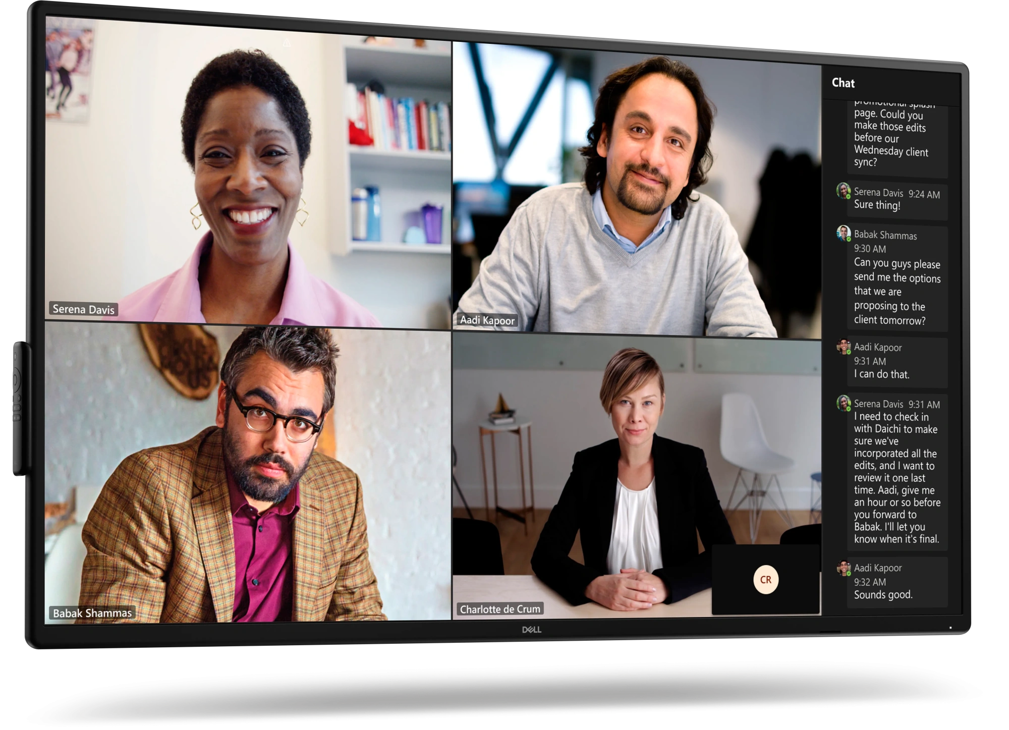 Монитор Dell Pro 55 Plus 4K Monitor (P5525QC / 210-BNTN) [55", IPS, 3840x2160, 60 Гц, 8 мс, HDMI x2, DisplayPort, USB Type-C (DisplayPort)]