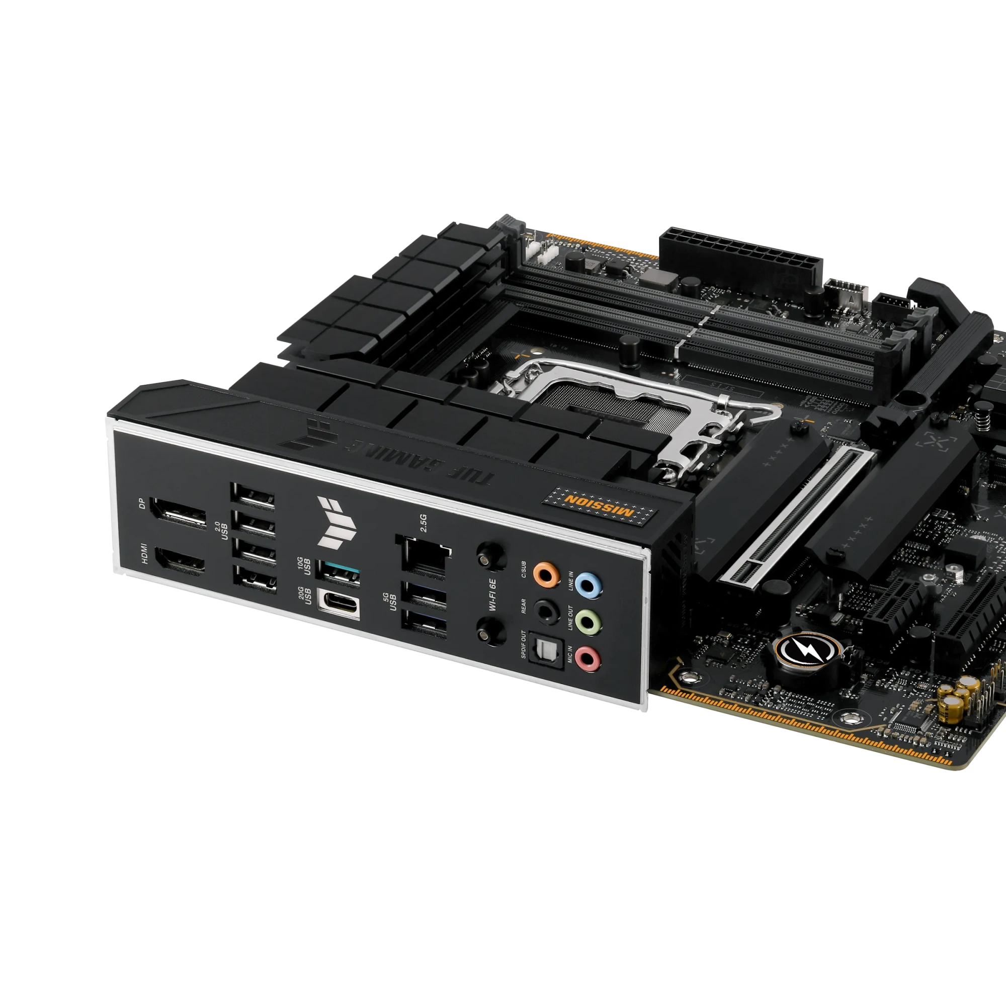 Материнская плата Asus TUF GAMING B760M-PLUS WIFI II, LGA 1700, Intel B760, 4xDDR 5, 3xM.2
