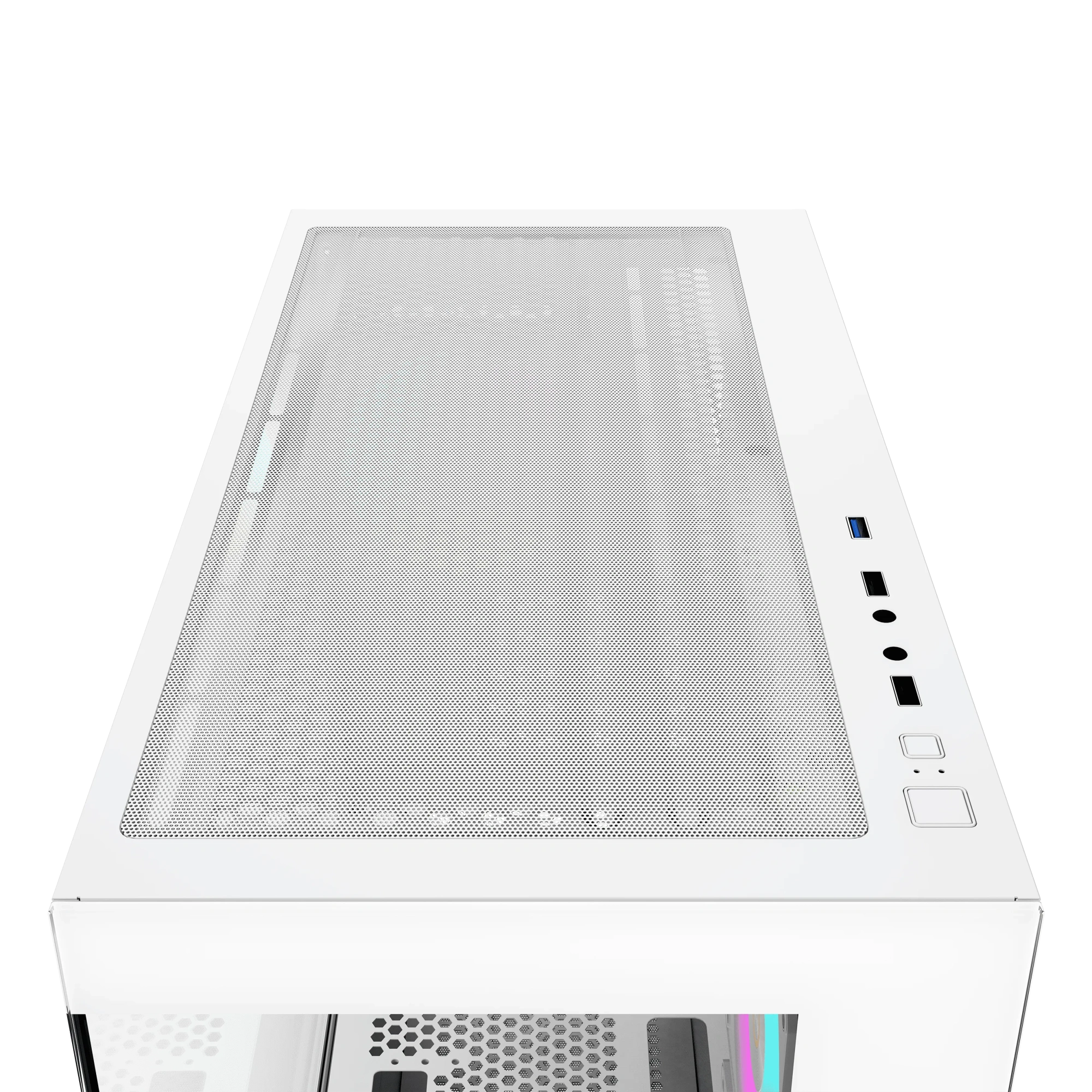 Корпус Ocypus Gamma C52 WH ARGB (Gamma-C52-WHD300XX-GL) [Mini Tower, 120 мм x 3 ARGB, белый]