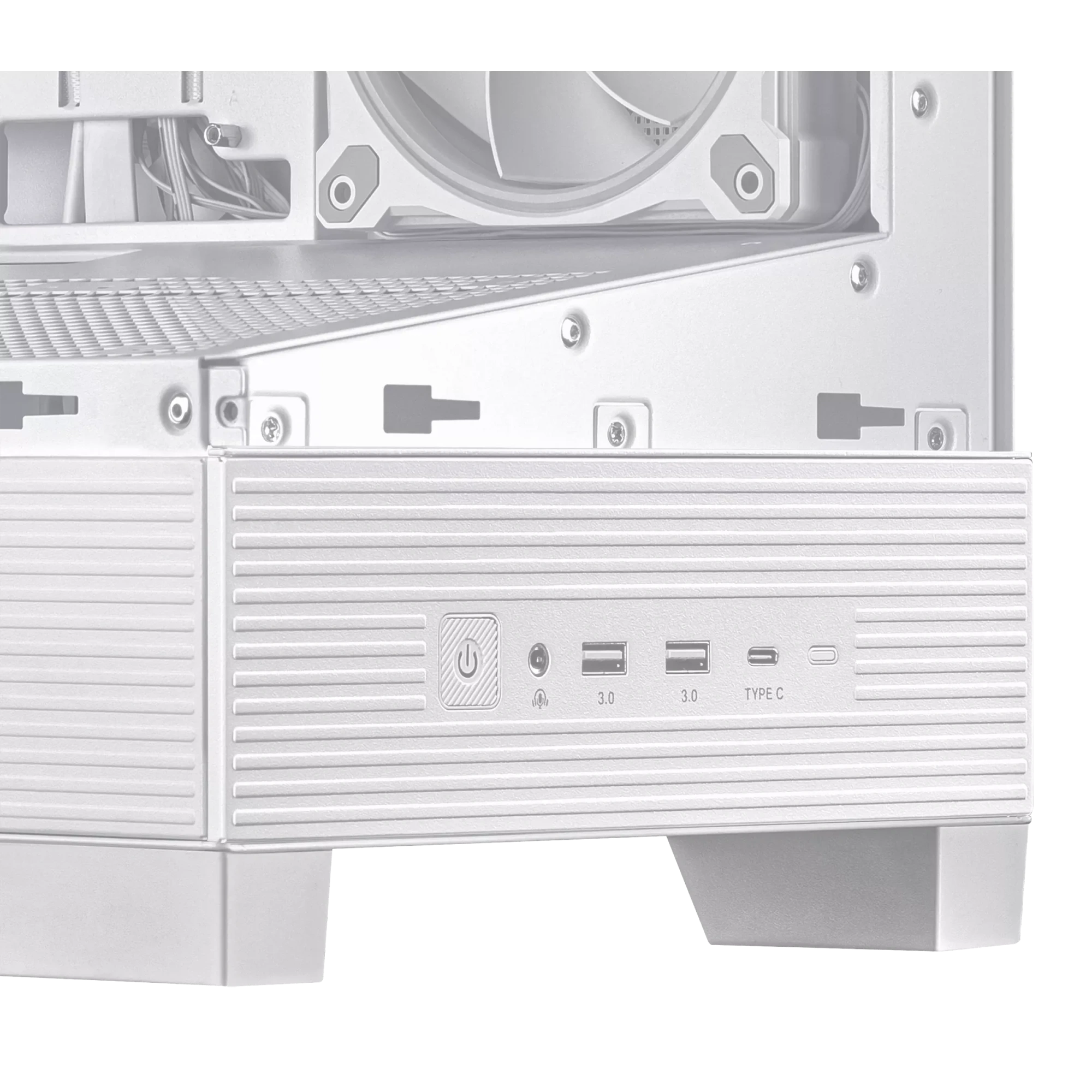 Корпус Asus A31 PLUS TG ARGB [Midi Tower, 4 x 120 мм ARGB, белый]