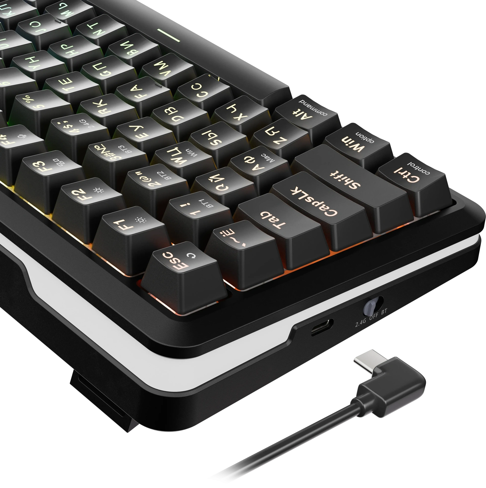 Клавиатура Redragon Flekact Pro (72535) [Механическая, беспроводная, клавиш - 81, подсветка, черная]