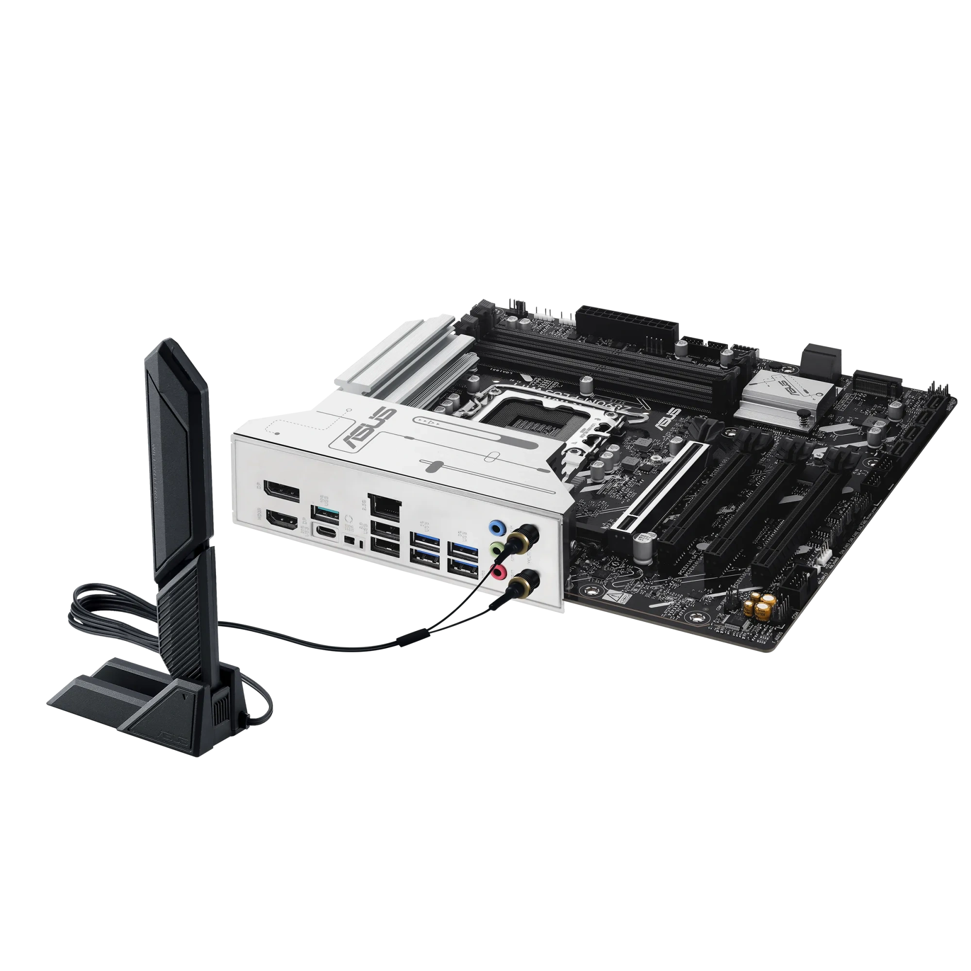 Материнская плата Asus PRIME Z890M-PLUS WIFI [LGA 1851, Intel Z890, 4xDDR 3, DDR 4, 3xM.2, 4xPCI-E x16, Micro-ATX]