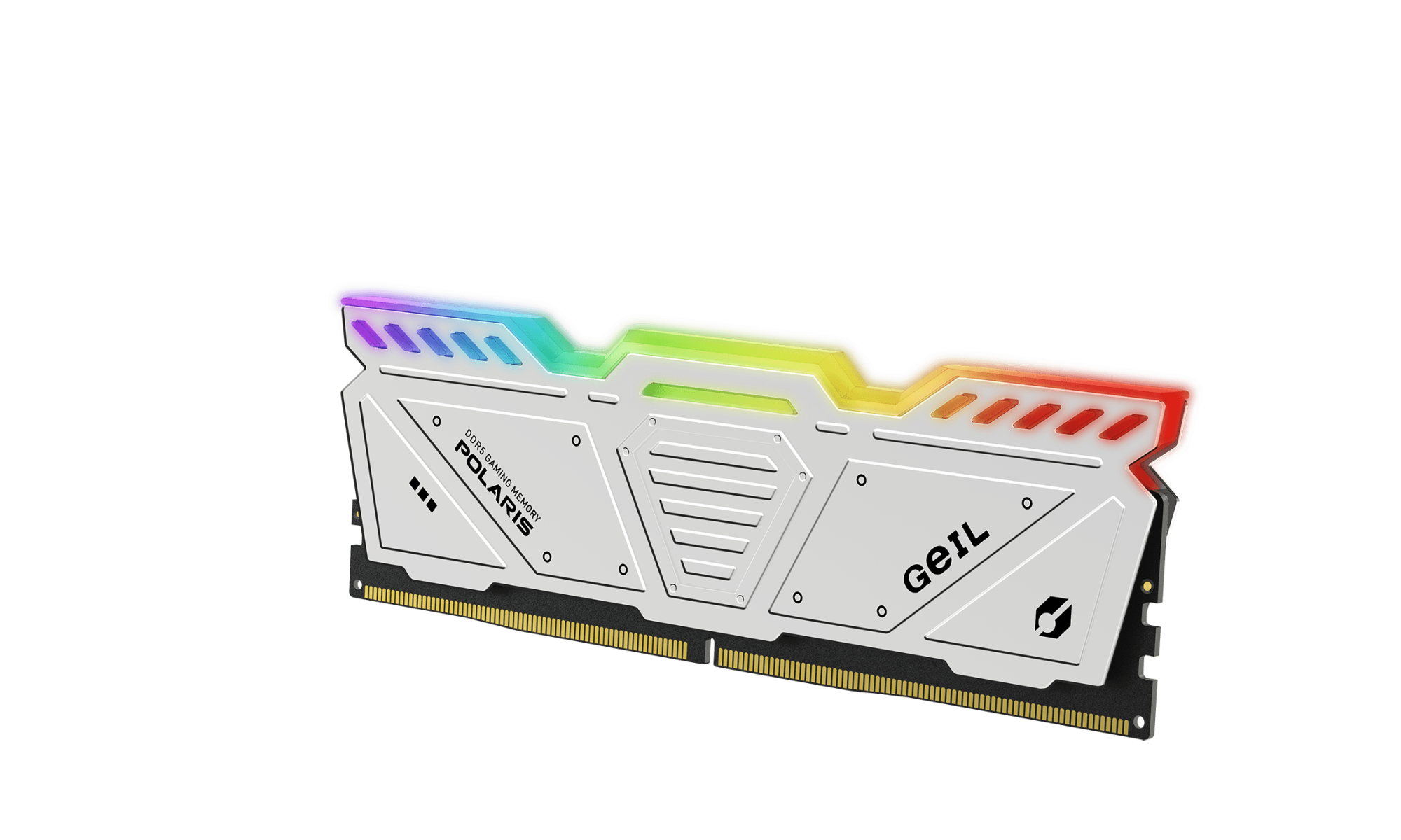 Комплект оперативной памяти Geil POLARIS RGB White (GOSW532GB5600C38ADC) [32 ГБ, DDR 5, 5600 МГц, 1.35 В, подсветка, KIT]