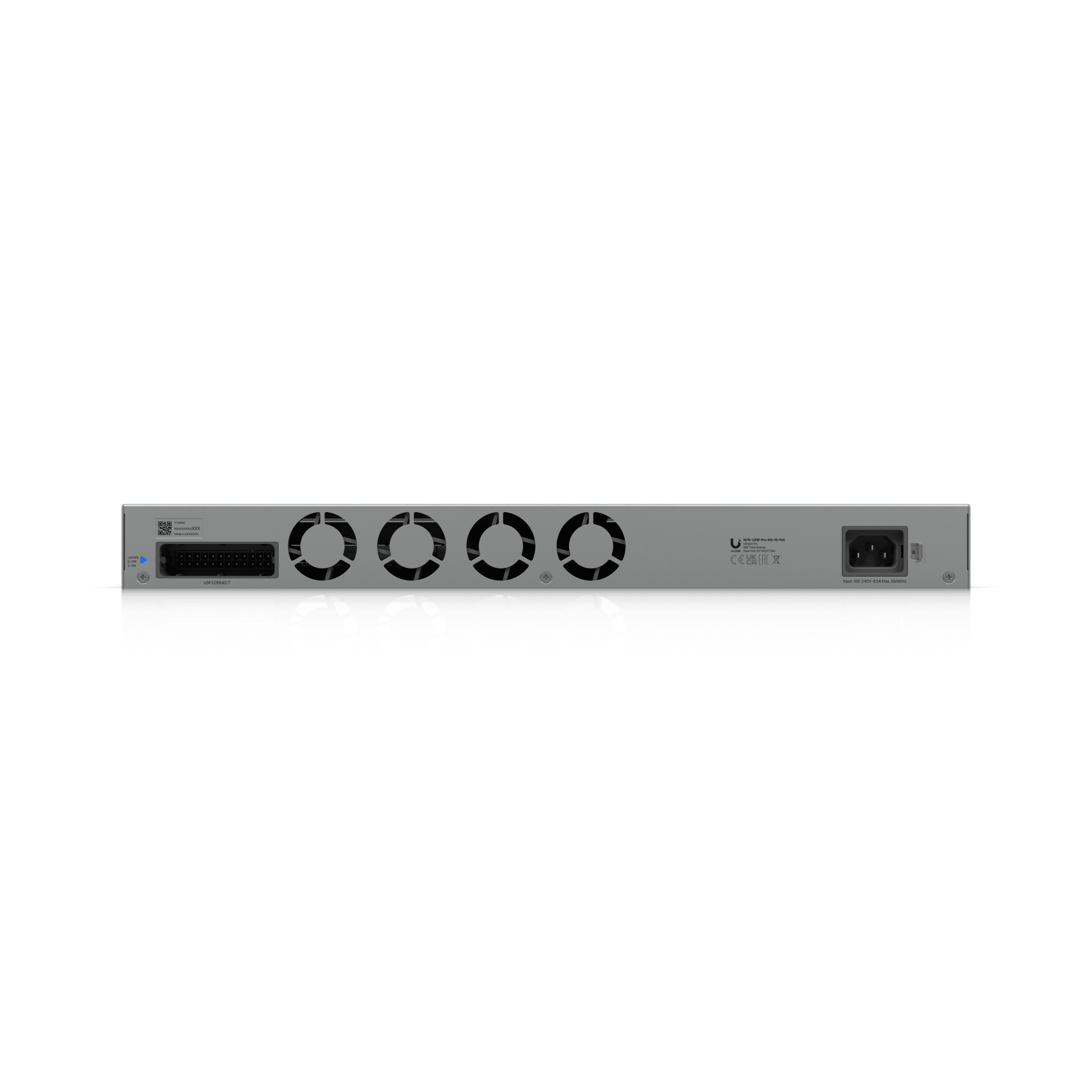 Коммутатор Ubiquiti USW-Pro-XG-10-PoE-EU (10) 10 GbE and (2) 10G SFP+ ports - купить в интернет-магазине Forcecom.kz Коммутатор Ubiquiti USW-Pro-XG-10-PoE-EU (10) 10 GbE and (2) 10G SFP+ ports