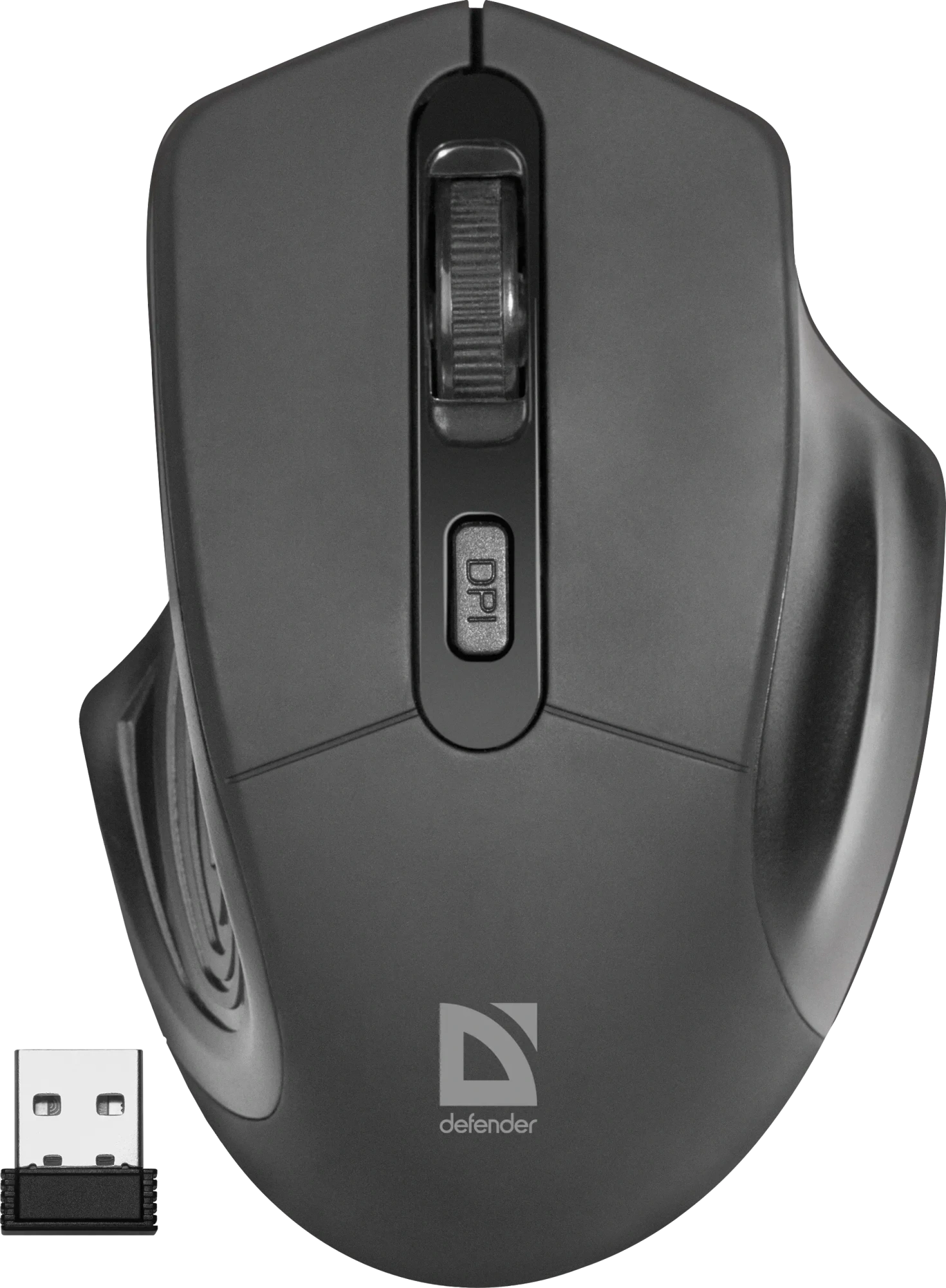 Мышь Defender Datum MB-345 (52345) [беспроводная, светодиодная, 1600 DPI]