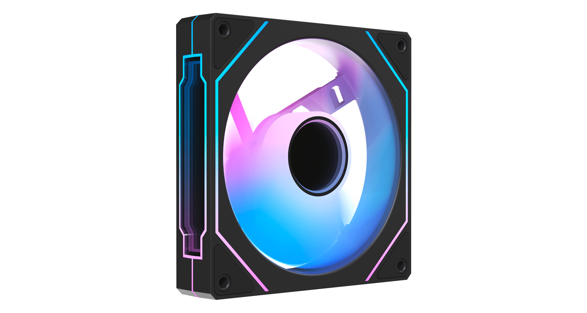 Вентилятор для корпуса Ocypus Gamma F12 BK ARGB 1x(120x120x25mm) 800-1600RPM 50CFM Черный