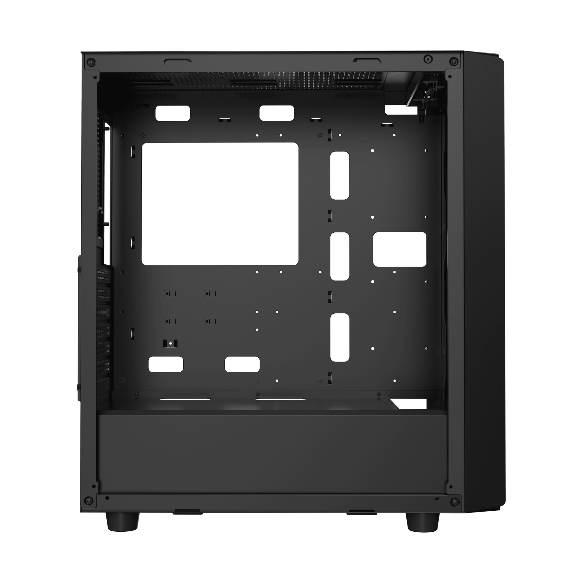 Корпус Ocypus Gamma C70 (Gamma-C70-BKG000XX-GL) [Midi Tower, черный]