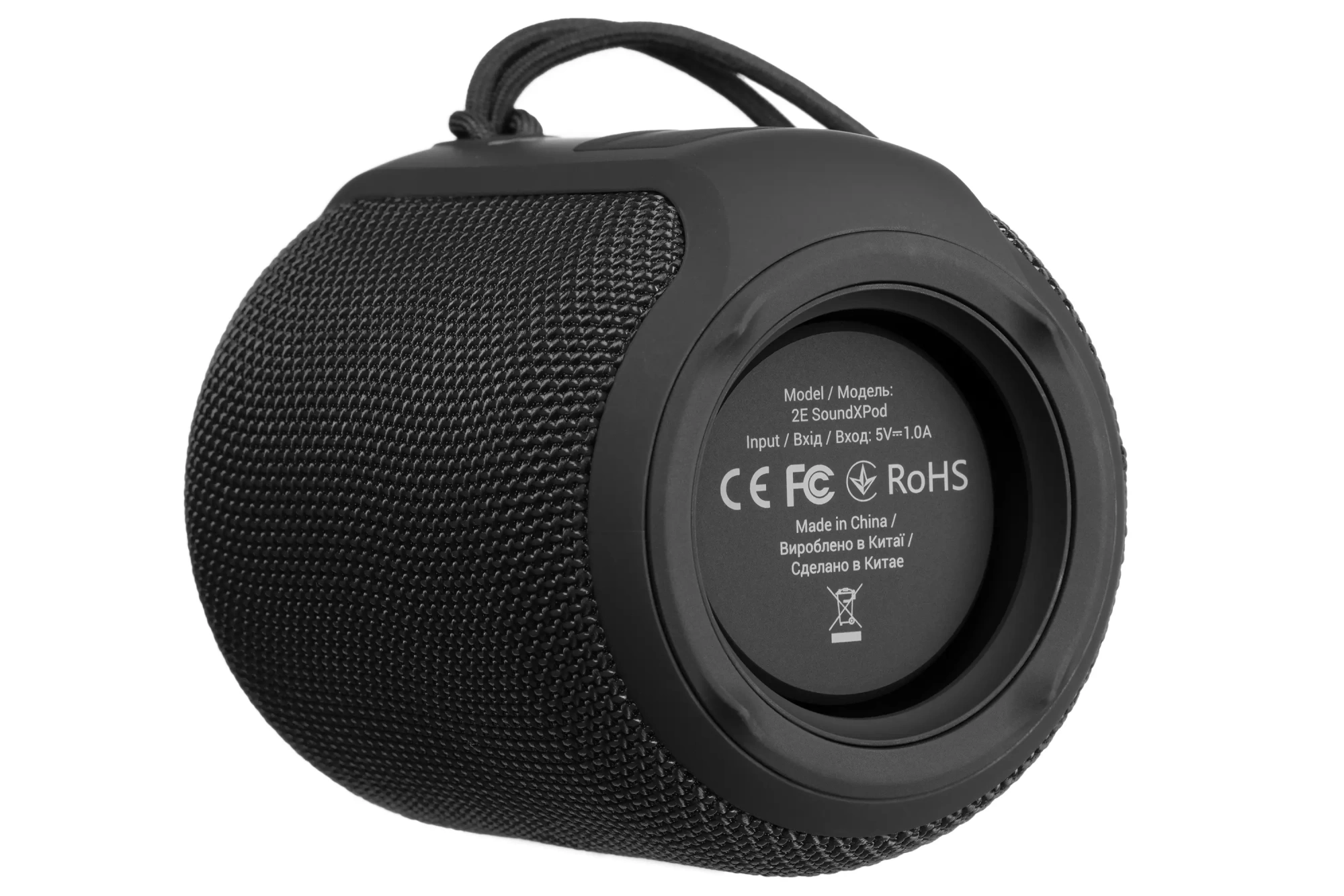 Портативная акустическая система 2E SoundXPod TWS (2E-BSSXPWBK) [MP3, Wireless, Waterproof]