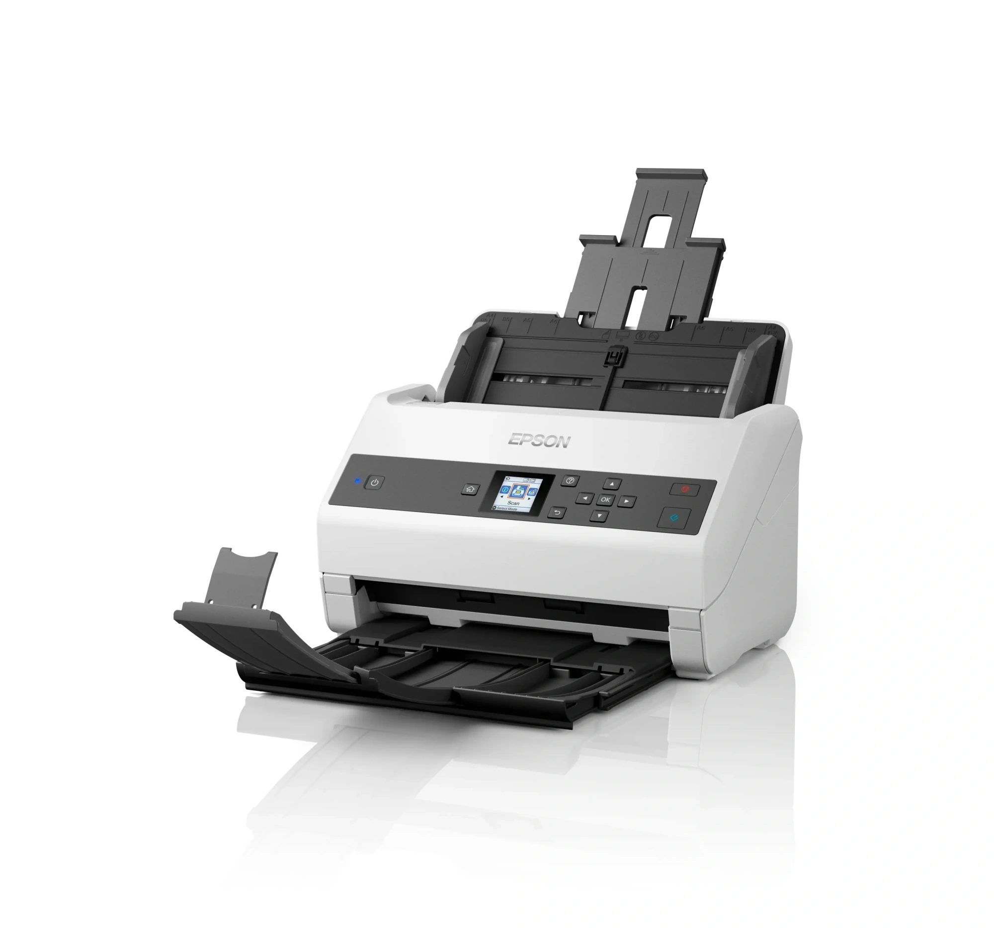 Сканер Epson WorkForce DS-870, B11B250401, A4, 600x600dpi, CIS, 65ppm, 48/24 bit, USB 2.0