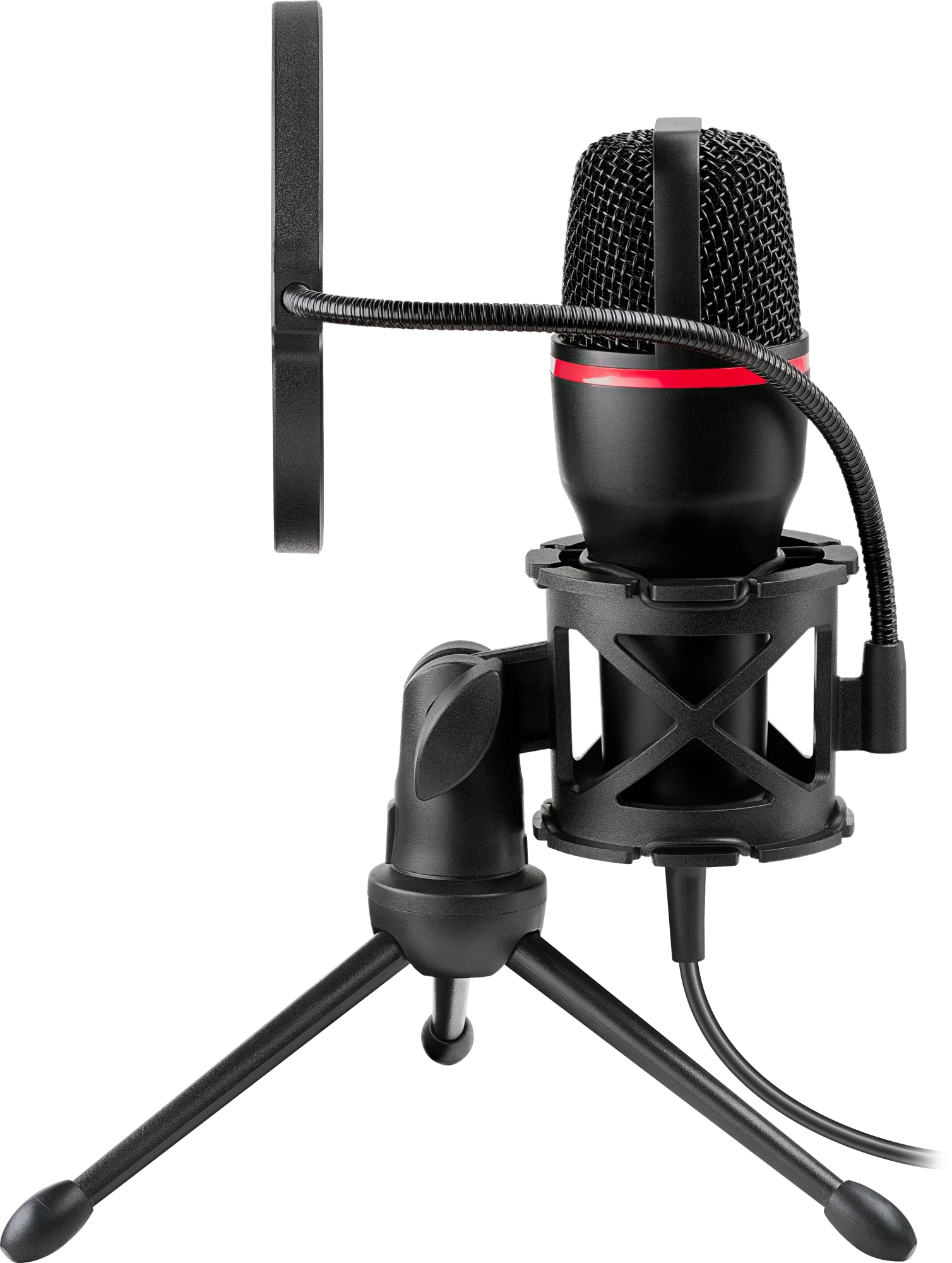 Игровой стрим микрофон Defender Forte GMC 300 3,5 мм, провод 1.5 м