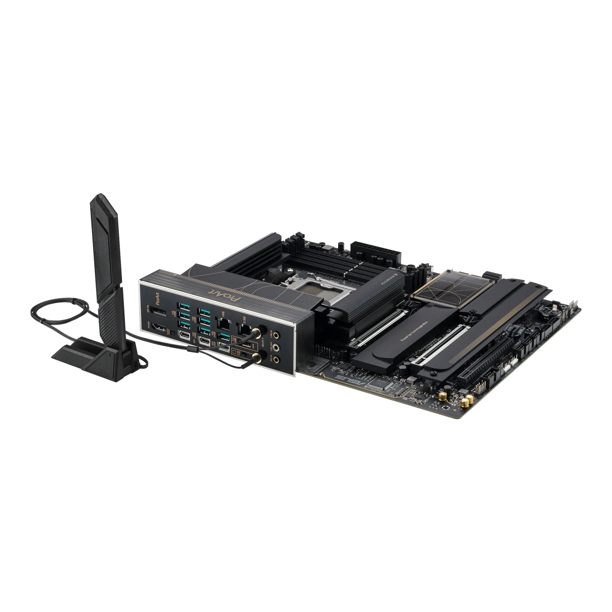 Материнская плата Asus ProArt X870E-CREATOR WIFI [AM5, AMD X870E, 4xDDR 5, 4xM.2, 3xPCI-E x16, Standard-ATX]