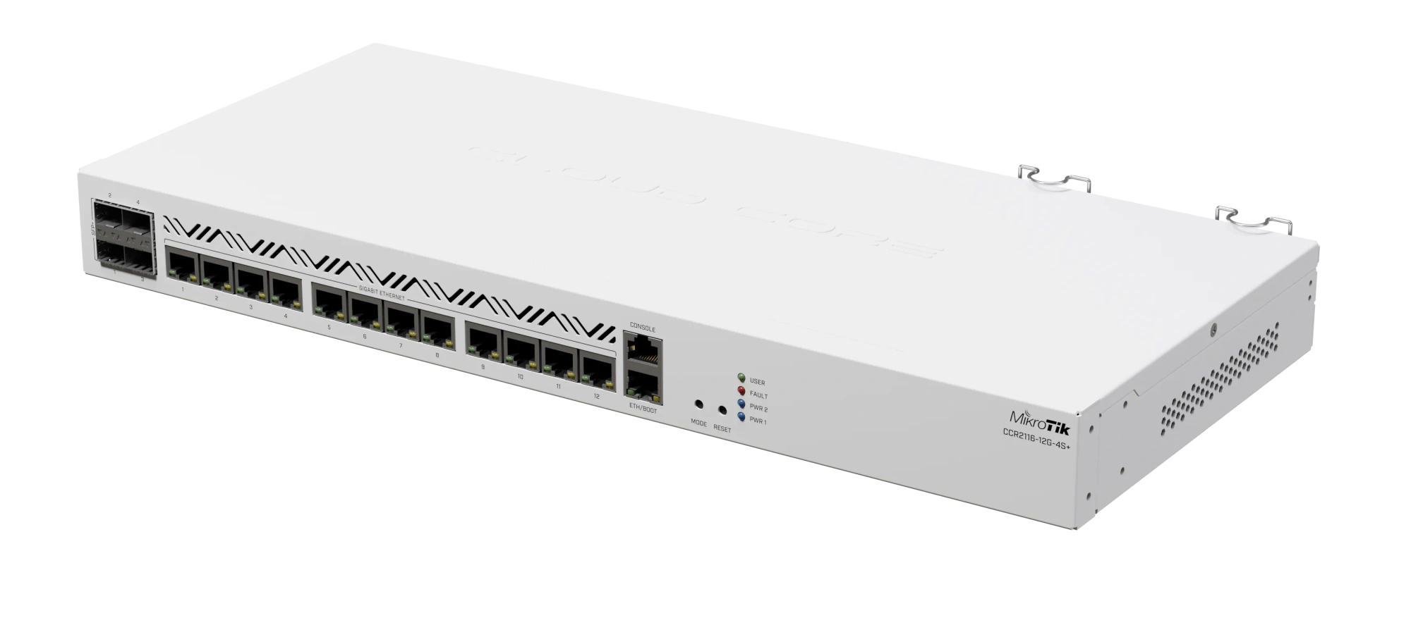Маршрутизатор MikroTik CCR2116-12G-4S+, 13х GLAN, 4х SFP+, RAM 16Gb