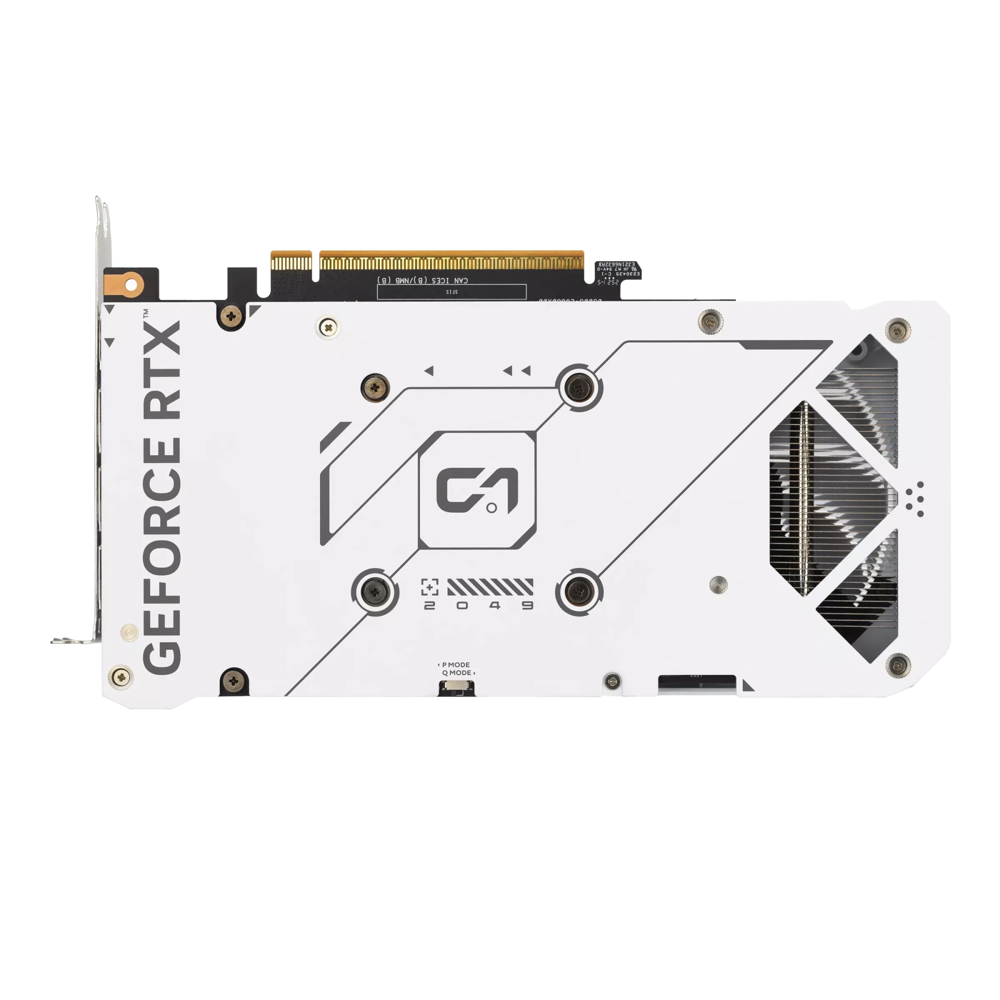 Видеокарта Asus GeForce RTX5060 8Gb DUAL OC Edition White (DUAL-RTX5060-O8G-WHITE) [8 ГБ, GDDR7, 128 бит, HDMI, DisplayPort (3 шт)]