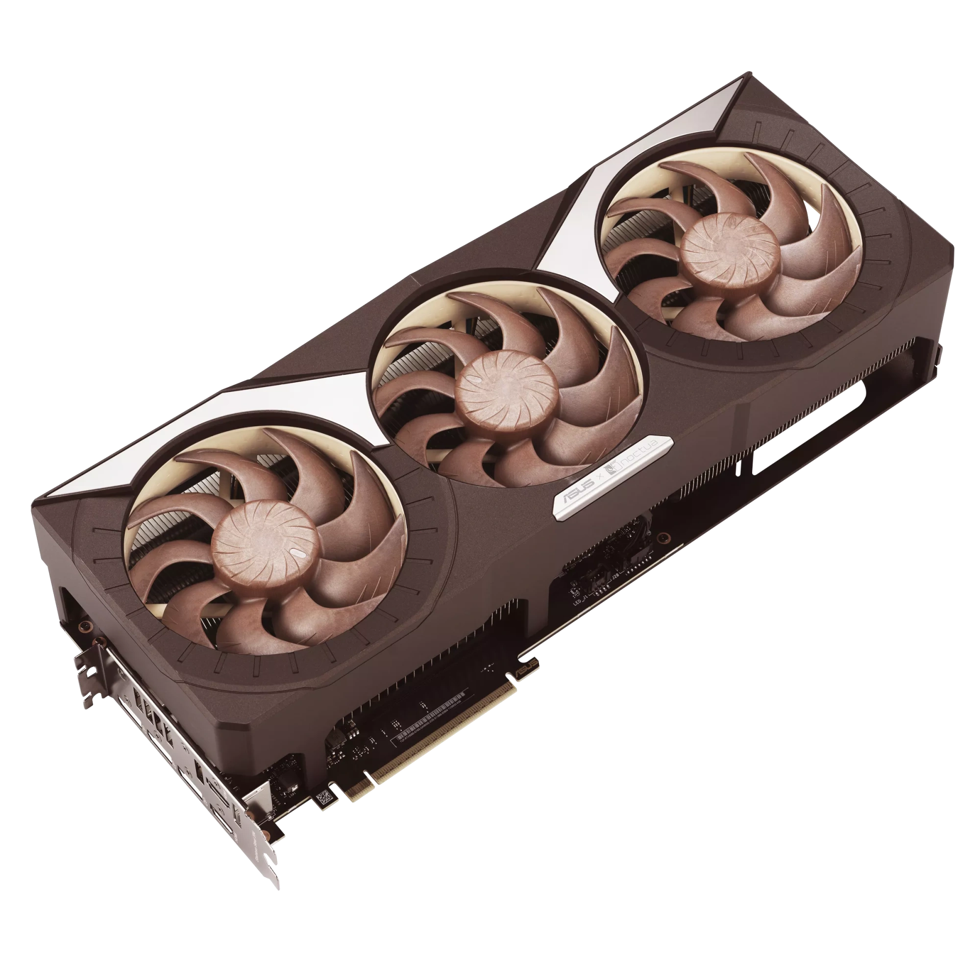 Видеокарта Asus GeForce RTX 5080 16GB GDDR7 Noctua OC Edition (RTX5080-O16G-NOCTUA) [16 ГБ, GDDR7, 256 бит, HDMI, DisplayPort (3 шт)]