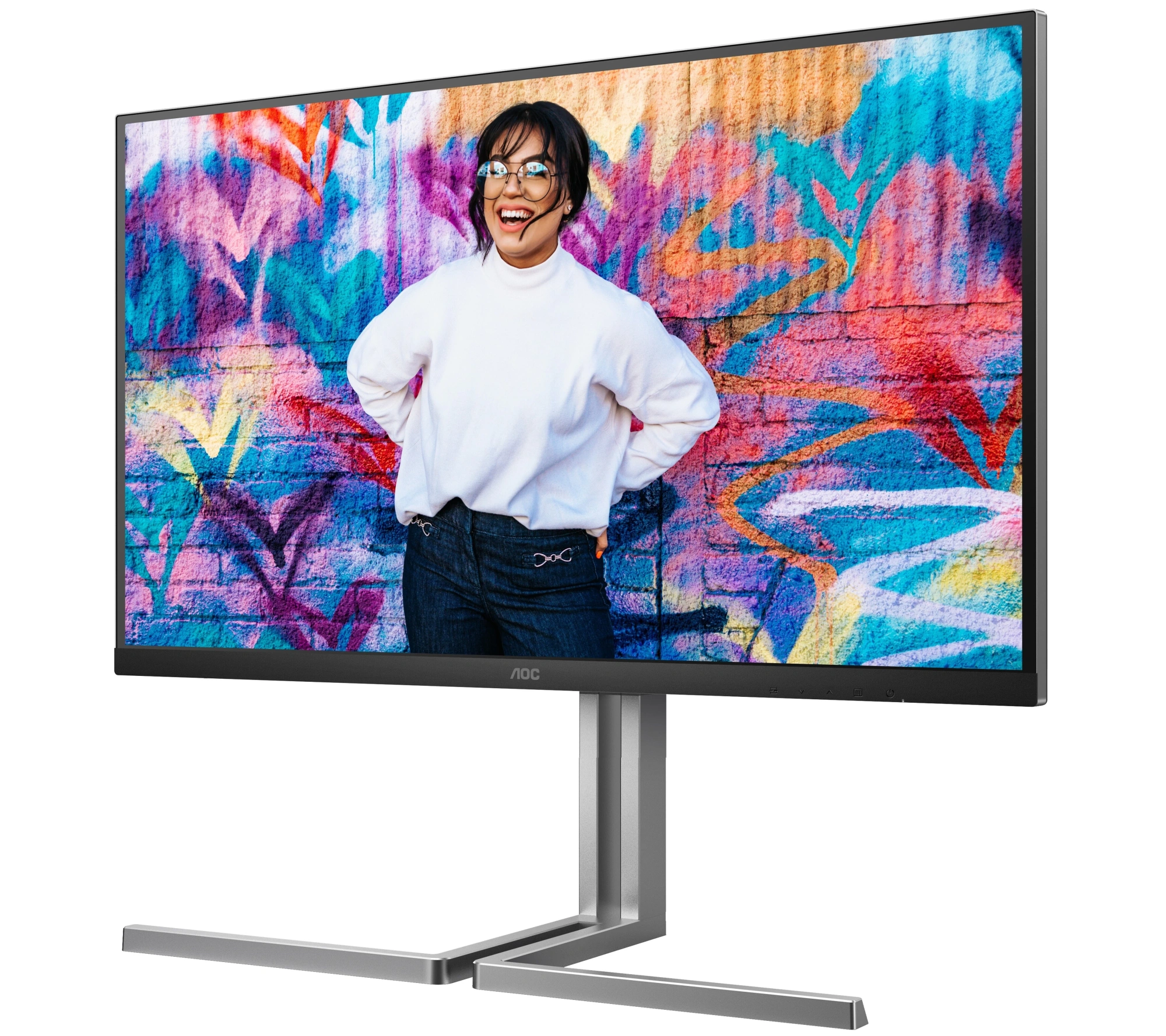 Монитор AOC U32U3CV (U32U3CV) [31.5", IPS, 3840x2160, 60 Гц, 4 мс, HDMI x2, DisplayPort, USB Type-C (DisplayPort)]