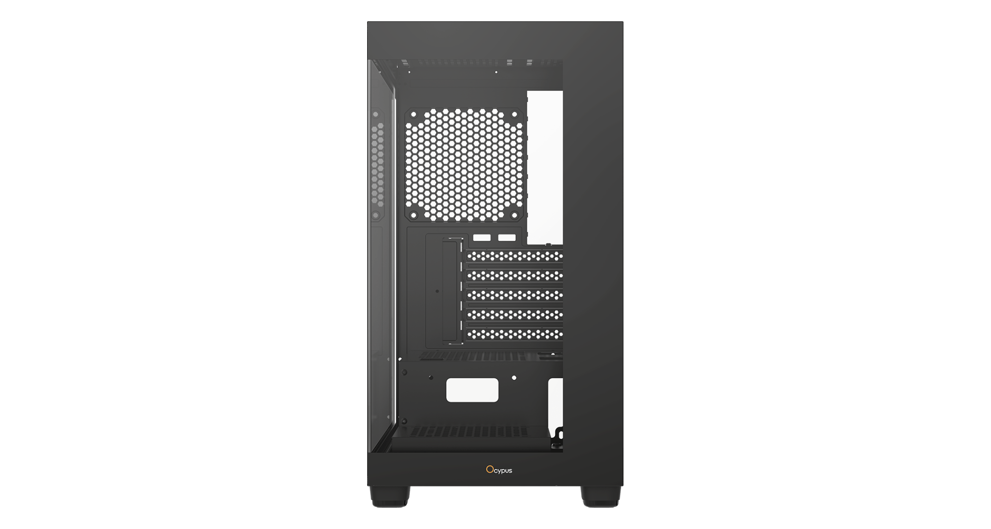 Корпус Ocypus Gamma C52 BK (Gamma-C52-BKD000XX-GL) [Mini Tower, Без вентиляторов, Черный]