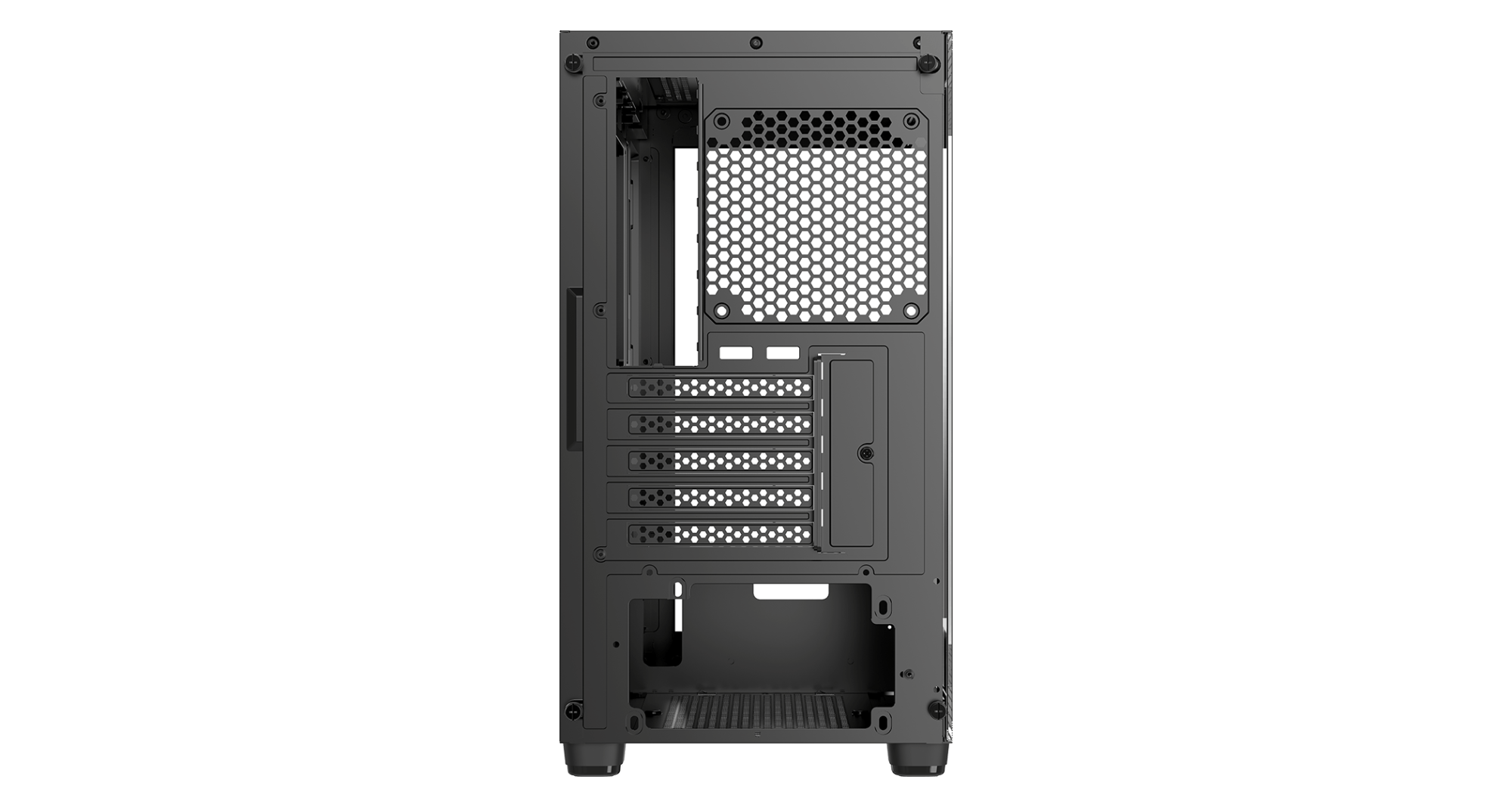 Корпус Ocypus Gamma C52 BK (Gamma-C52-BKD000XX-GL) [Mini Tower, Без вентиляторов, Черный]