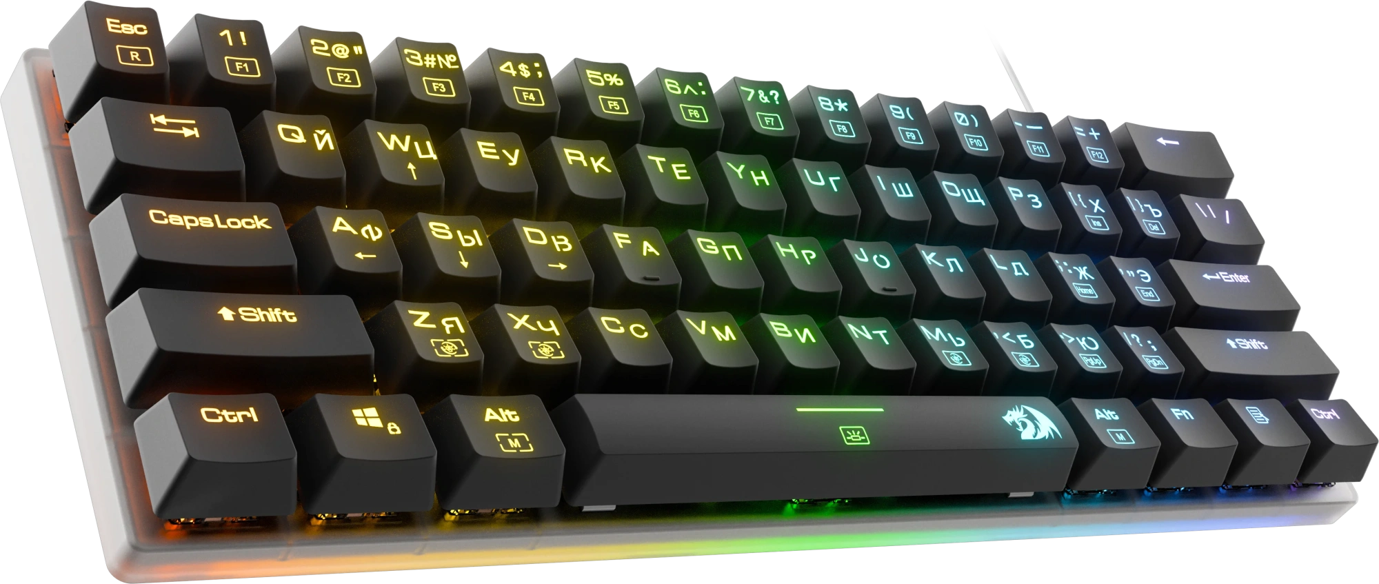 Клавиатура Redragon Alien (77939) [проводная, клавиш - 61, подсветка, черная]