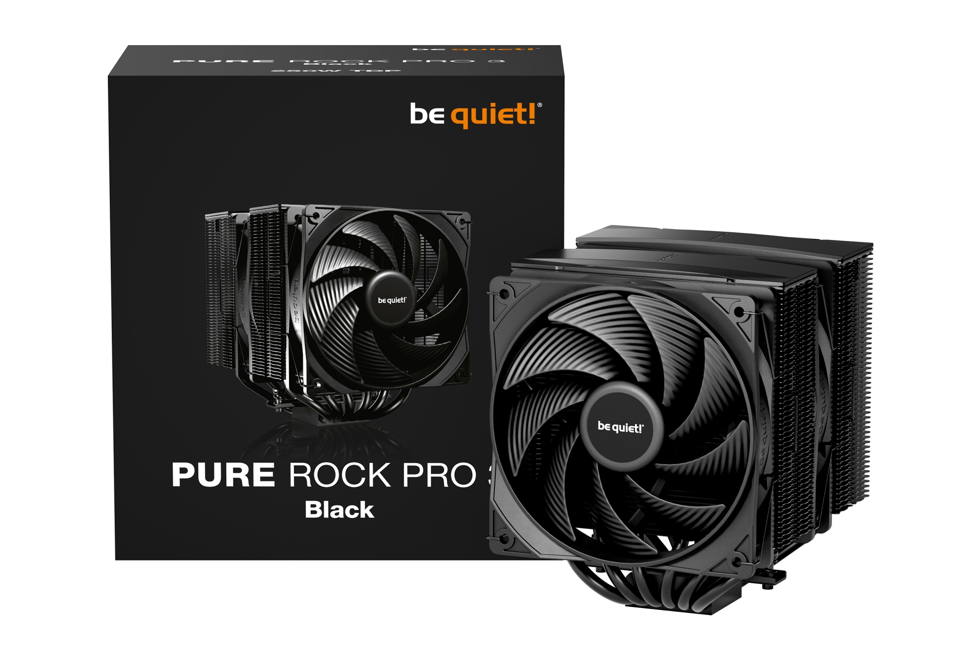 Система охлаждения Be quiet! Pure Rock Pro 3 (BK042) [120 x 120 мм, 2000 об/мин, 34.8 дБ, 4 pin]