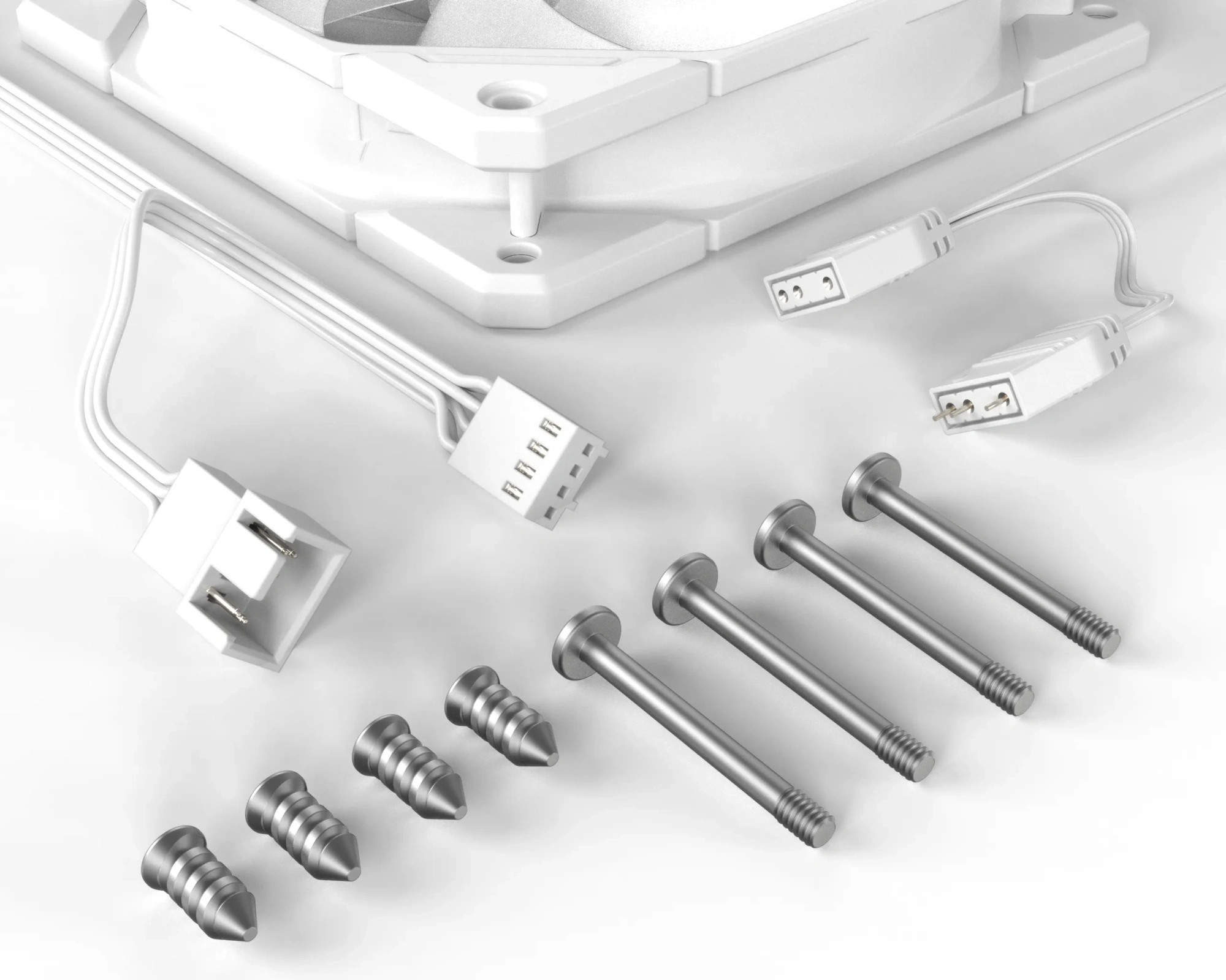 Вентилятор для корпуса ID-Cooling TF-12025-PRO ARGB REVERSE WHITE [120 мм, 1800 об/мин, 82.5 CFM, 35.2 дБ, PWM]