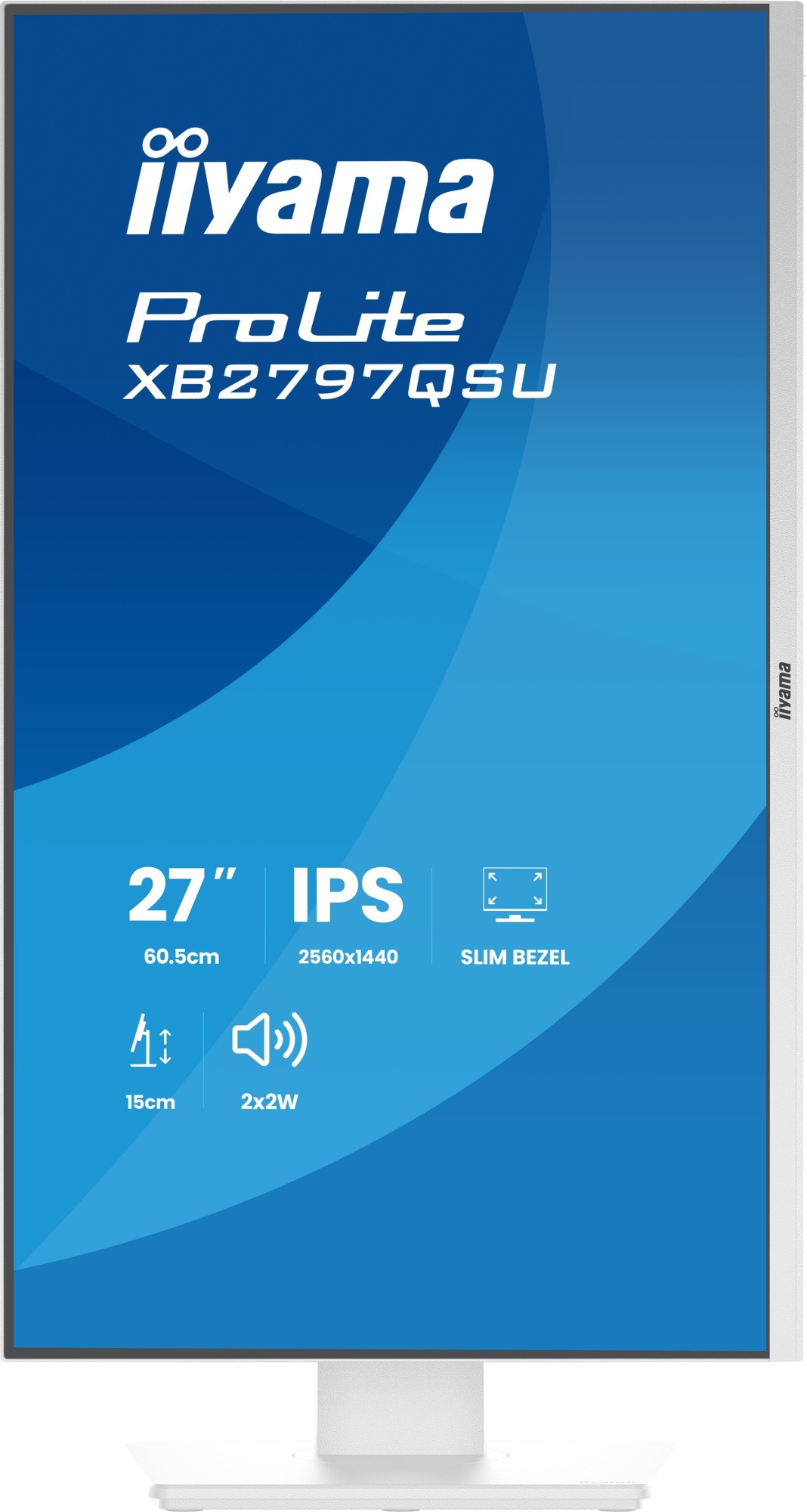 Монитор Iiyama ProLite (XB2797QSU-W1) [27", IPS, 2560x1440, 75 Гц, 1 мс, HDMI x2, DisplayPort]