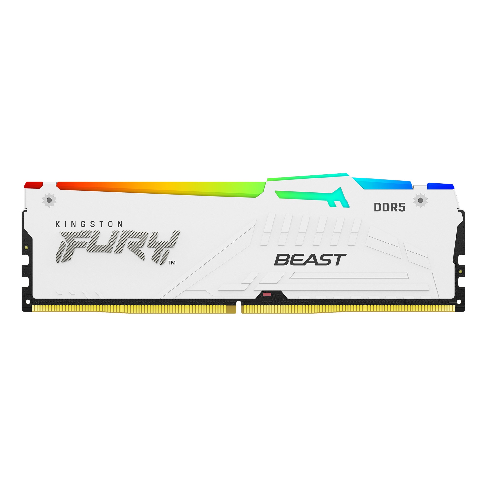 Комплект оперативной памяти Kingston Fury Beast White RGB EXPO (KF560C36BWE2AK2-32) [32 ГБ, DDR 5, 6000 МГц, 1.35 В, подсветка, KIT]