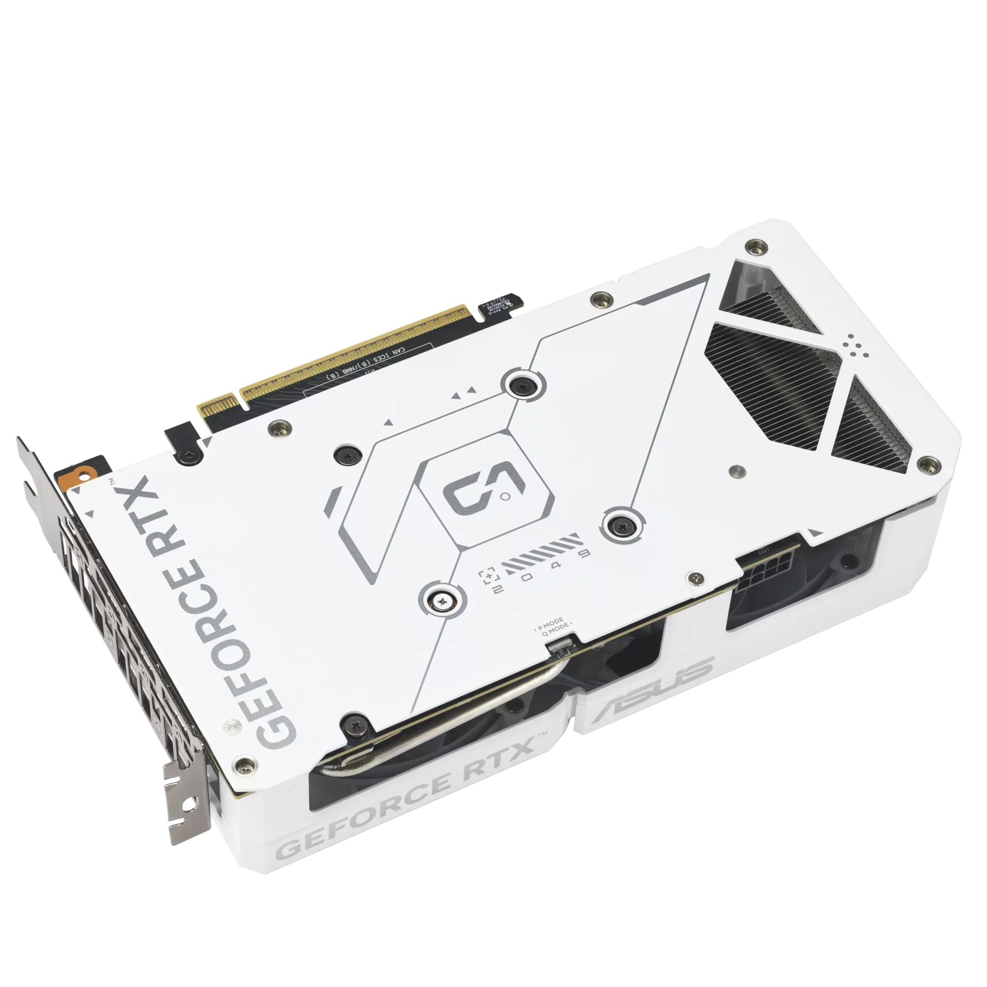 Видеокарта Asus GeForce RTX5060Ti 16Gb DUAL OC Edition White (DUAL-RTX5060TI-O16G-WHITE) [16 ГБ, GDDR7, 128 бит, HDMI, DisplayPort (3 шт)]