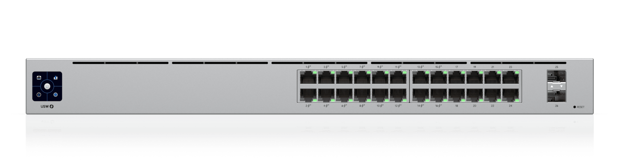Коммутатор Ubiquiti UniFi 24Port, Gigabit Switch with PoE and SFP