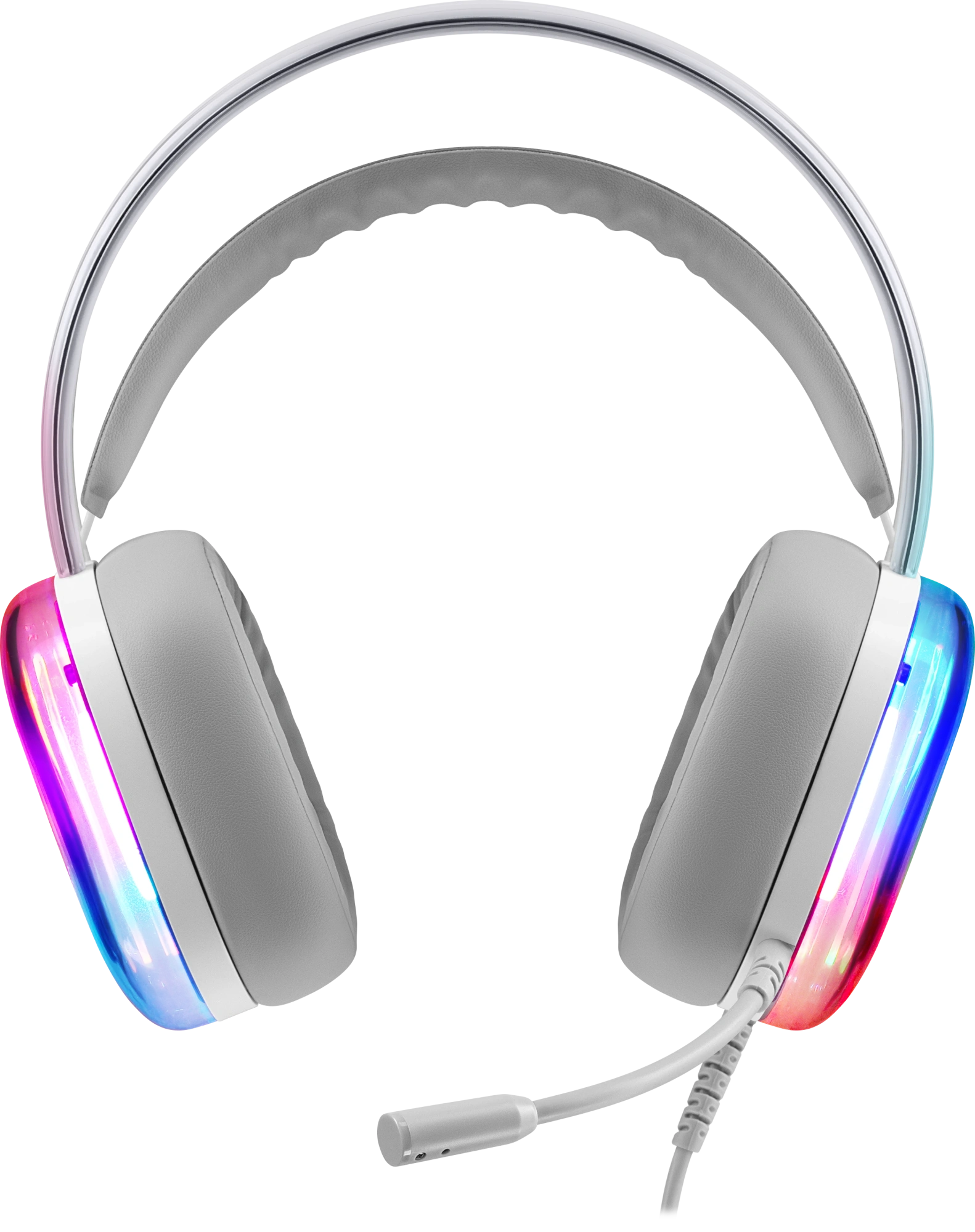 Гарнитура Defender Cyborg (белый), игровая, 7.1, RGB Garnitura (64575)