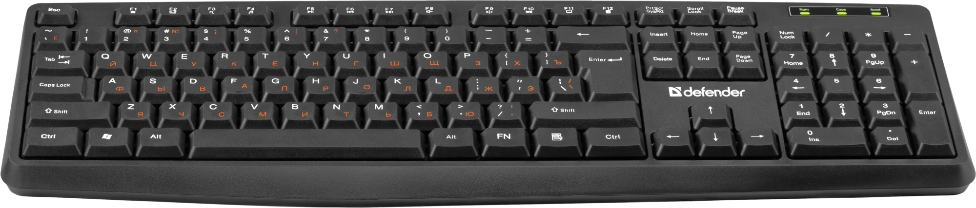 Клавиатура Defender Concept HB-164 [мембранная, проводная, черная]