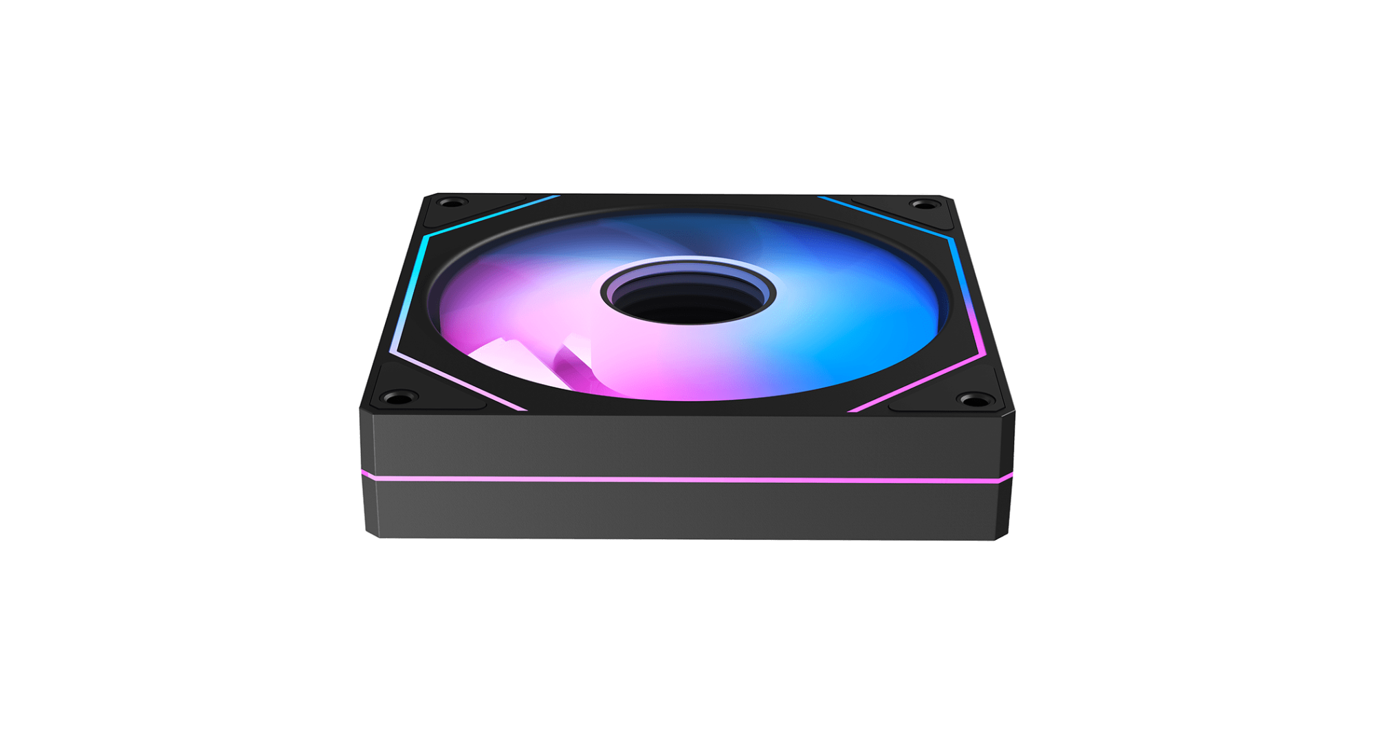 Вентилятор для корпуса Ocypus Gamma F12 BK ARGB 1x(120x120x25mm) 800-1600RPM 50CFM Черный