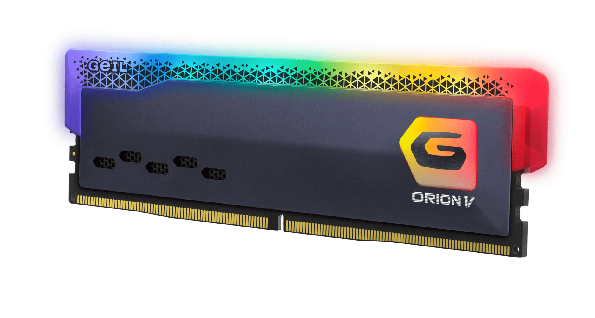 Комплект оперативной памяти Geil Orion V RGB Titanium Grey (GVSG564GB5600C38ADC) [64 ГБ, DDR 5, 6000 МГц, 1.35 В, подсветка, KIT]