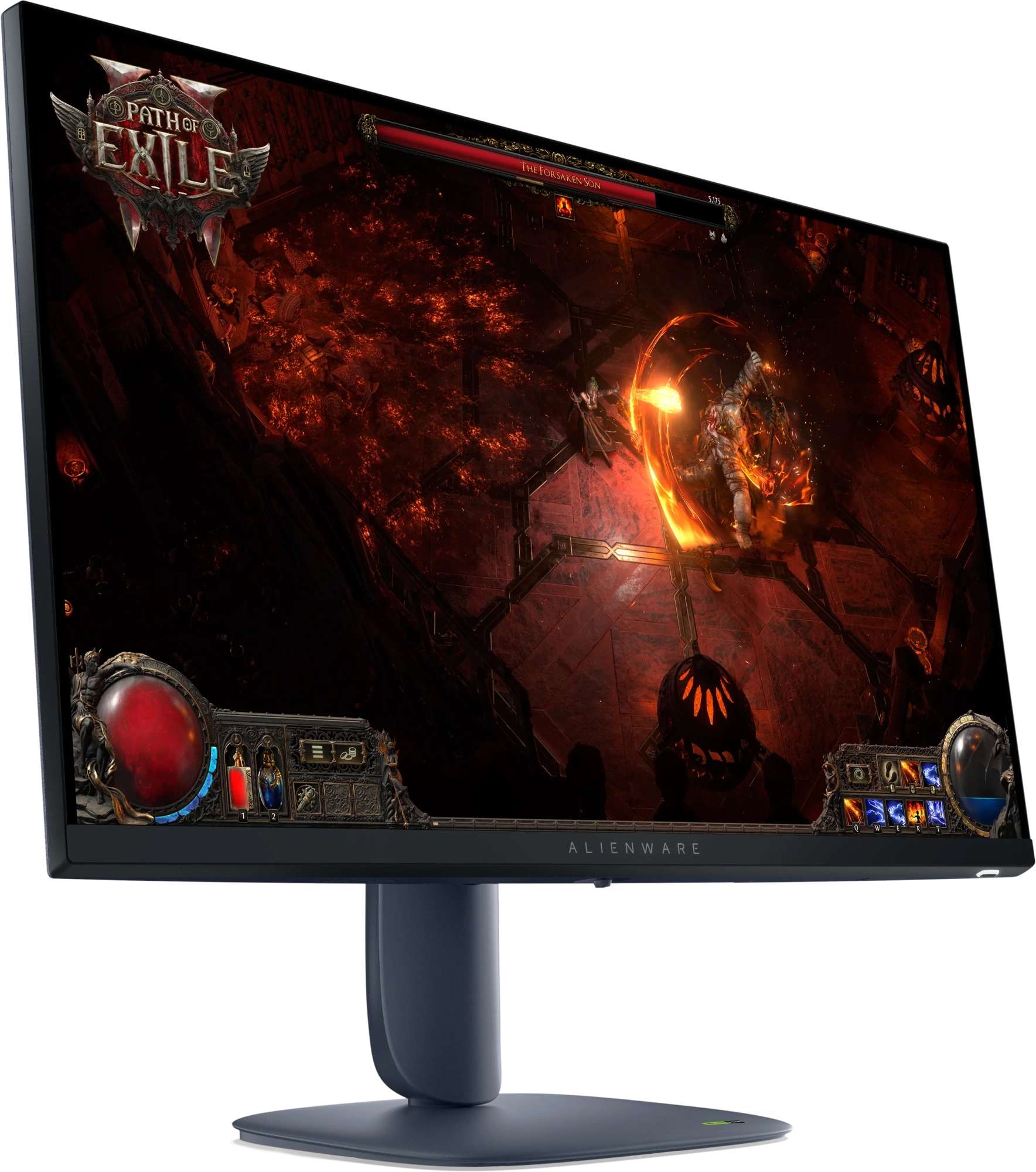 Монитор Dell AW2725DM (210-BQWQ) [27", IPS, 2560x1440, 180 Гц, 1 мс, HDMI x2, DisplayPort]