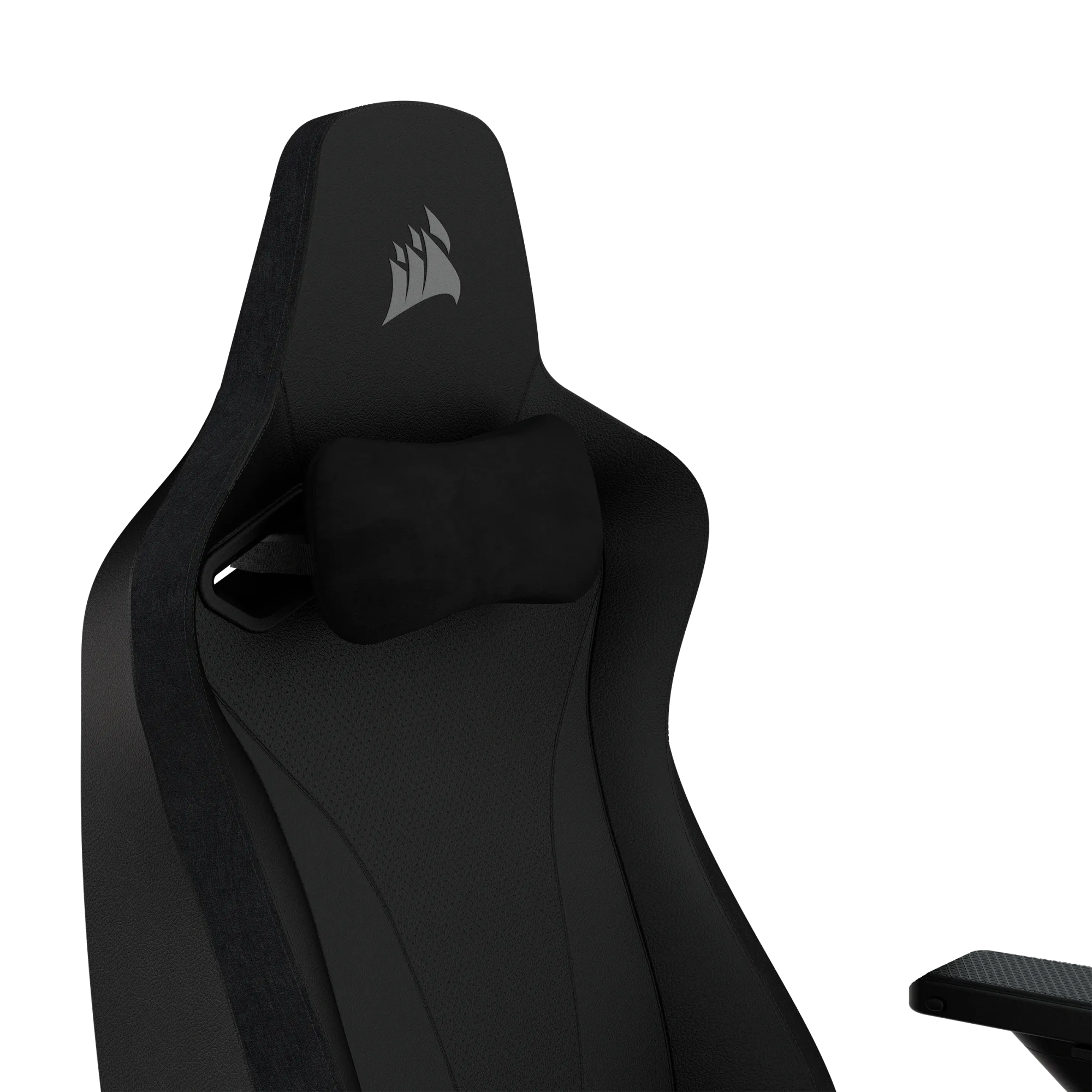 Игровое кресло CORSAIR TC200 Leatherette Gaming Chair, Standard Fit (CF-9010043-WW) черный
