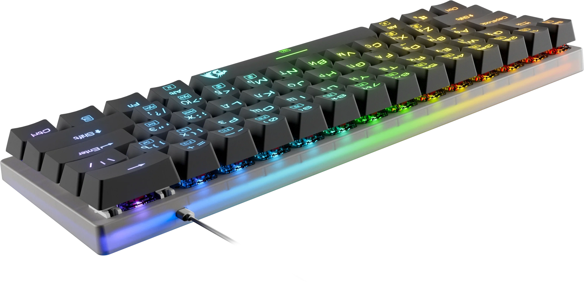 Клавиатура Redragon Alien (77939) [проводная, клавиш - 61, подсветка, черная]