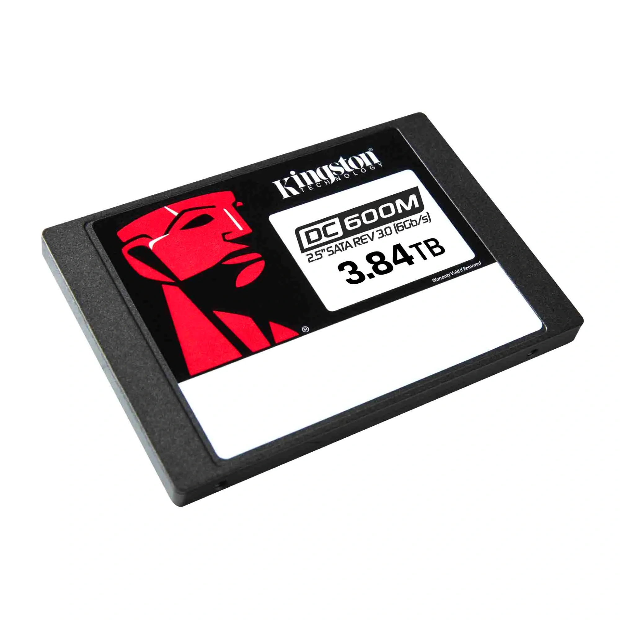 SSD накопитель Kingston DC600M (SEDC600M/3840G) [3840 ГБ, 2.5"SATA III, чтение: 560 МБ/с, запись: 530 МБ/с, TLC]