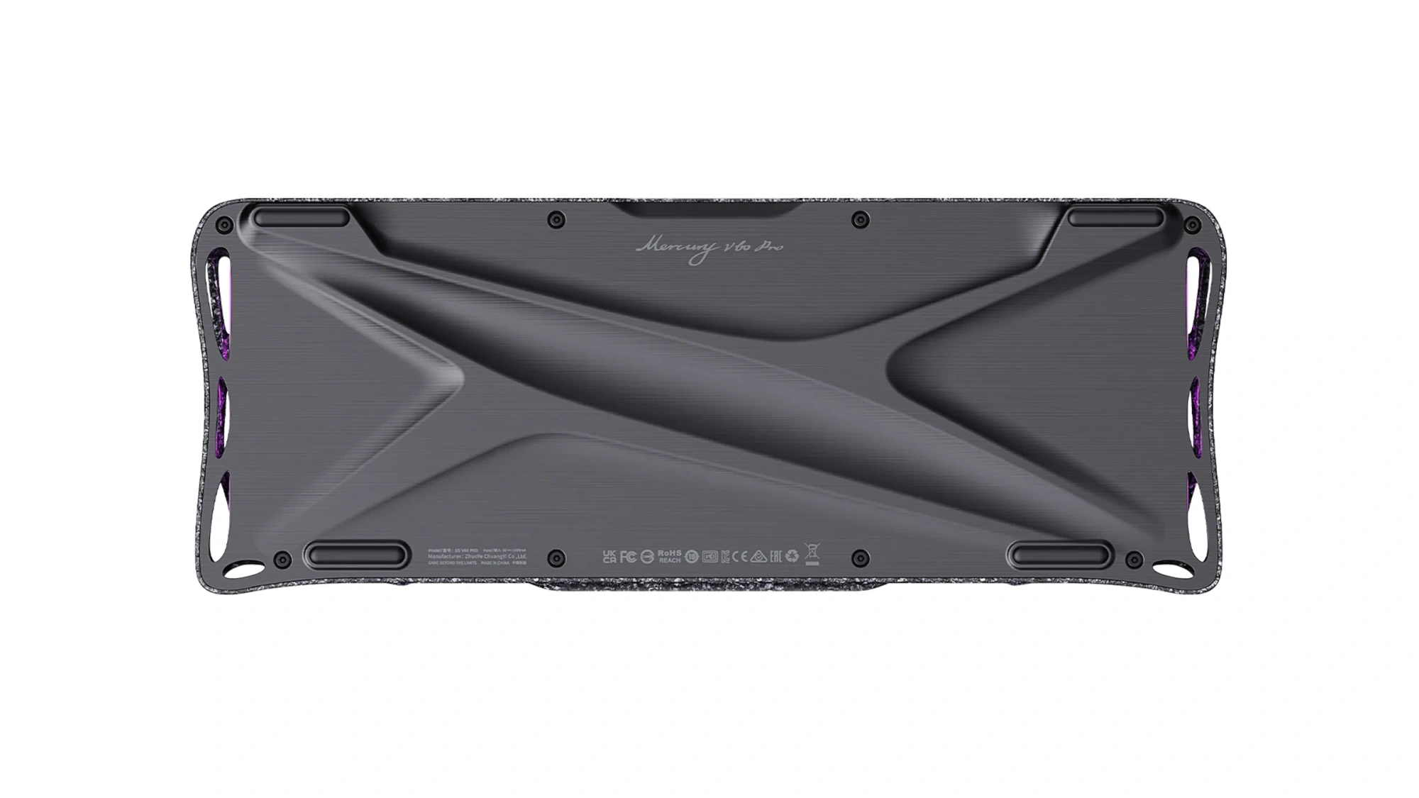 Клавиатура Gravastar Mercury V60 Pro Cyber Frost Black [Магнитная, проводная, клавиш - 64, подсветка, черная]